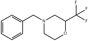 Morpholine, 4-(phenylmethyl)-2-(trifluoromethyl)- Struktur