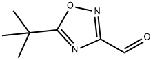 5-tert-butyl-1,2,4-oxadiazole-3-carbaldehyde Struktur