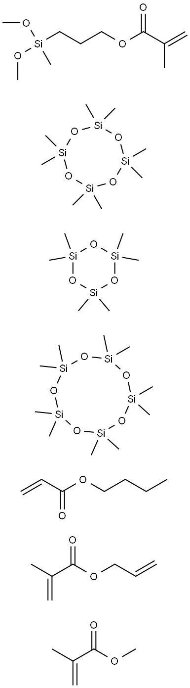 NET-POLYACRYLIC-INTER-NET-POLYSILOXANE Struktur