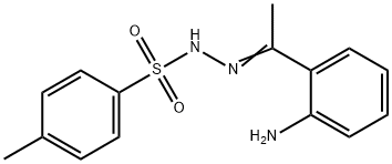 Benzenesulfonic acid, 4-methyl-, 2-[1-(2-aminophenyl)ethylidene]hydrazide Struktur