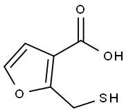 2-(mercaptomethyl)furan-3-carboxylic acid Struktur