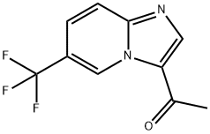 1-(6-(Trifluoromethyl)imidazo[1,2-a]pyridin-3-yl)ethanone Struktur