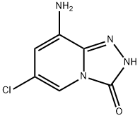 8-amino-6-chloro-2H,3H-[1,2,4]triazolo[4,3-a]pyridin-3-one Struktur