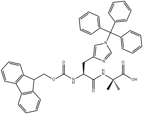 Fmoc-His(Trt)-Aib-OH