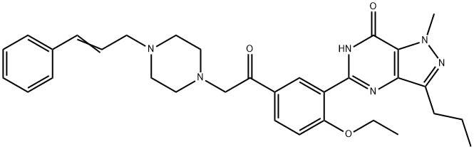 CinnaMyldenafil Struktur