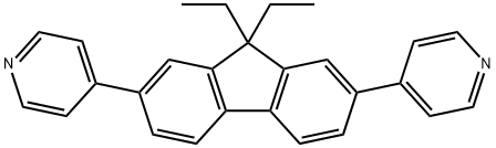 2,7-bis(4-pyridyl)-9,9-diethylfluorene Struktur