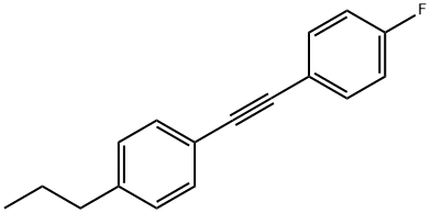 Benzene, 1-[(4-fluorophenyl)ethynyl]-4-propyl- 結(jié)構(gòu)式