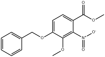 methyl 4-(benzyloxy)-3-methoxy-2-nitrobenzoate Struktur