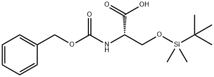 Z-Ser(TBDMS)-OH Struktur