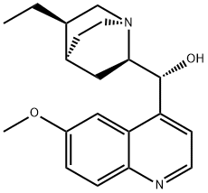 Cinchonan-9-ol, 10,11-dihydro-6'-methoxy-, (9R)- Struktur