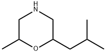 Morpholine, 2-methyl-6-(2-methylpropyl)- Struktur