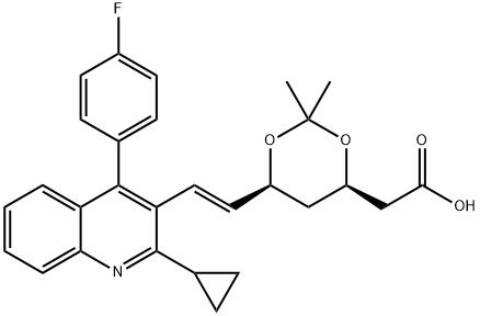 Pitavastatin Impurity 23 Struktur