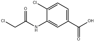 Benzoic acid, 4-chloro-3-[(2-chloroacetyl)amino]- Struktur