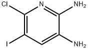 2,3-Pyridinediamine, 6-chloro-5-iodo- Struktur