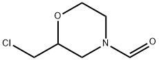 4-Morpholinecarboxaldehyde,2-(chloromethyl)- Struktur