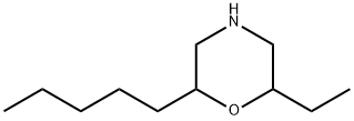 Morpholine,2-ethyl-6-pentyl- Struktur