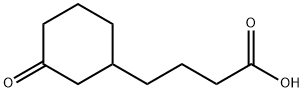 Cyclohexanebutanoic acid, 3-oxo- Struktur