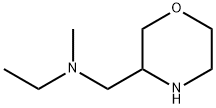 3-Morpholinemethanamine, N-ethyl-N-methyl- Struktur