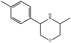 Morpholine, 3-methyl-5-(4-methylphenyl)- Struktur