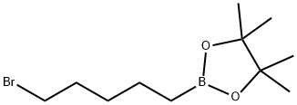 1,3,2-Dioxaborolane, 2-(5-bromopentyl)-4,4,5,5-tetramethyl- Struktur