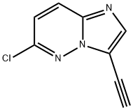 Imidazo[1,2-b]pyridazine, 6-chloro-3-ethynyl- Struktur