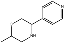 Morpholine, 2-methyl-5-(4-pyridinyl)- Struktur