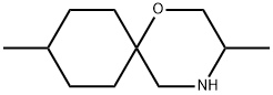 1-Oxa-4-azaspiro[5.5]undecane, 3,9-dimethyl- Struktur