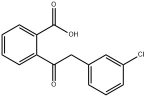 2-[2-(3-Chloro-phenyl)-acetyl]-benzoic acid Struktur