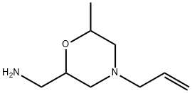 2-Morpholinemethanamine,6-methyl-4-(2-propen-1-yl)- Struktur