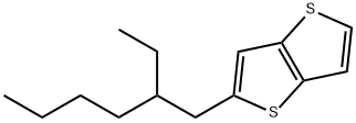 Thieno[3,2-b]thiophene, 2-(2-ethylhexyl)- Struktur