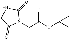 tert-Butyl 2-(2,5-dioxoimidazolidin-1-yl)acetate Struktur