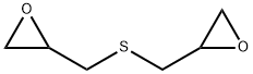 2-(oxiran-2-ylmethylsulfanylmethyl)oxirane Struktur