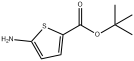 2-Thiophenecarboxylic acid, 5-amino-, 1,1-dimethylethyl ester Struktur