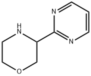 Morpholine, 3-(2-pyrimidinyl)- Struktur