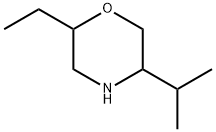 Morpholine, 2-ethyl-5-(1-methylethyl)- Struktur