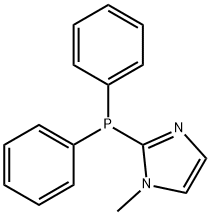 1H-Imidazole, 2-(diphenylphosphino)-1-methyl- Struktur