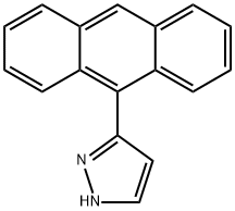 1H-Pyrazole, 3-(9-anthracenyl)- Struktur