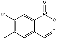 Benzaldehyde, 4-bromo-5-methyl-2-nitro- Struktur