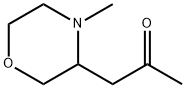 2-Propanone, 1-(4-methyl-3-morpholinyl)- Struktur