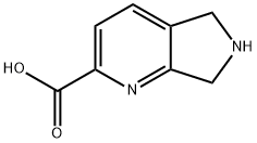 5H-Pyrrolo[3,4-b]pyridine-2-carboxylic acid, 6,7-dihydro- Struktur