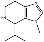 3H-Imidazo[4,5-c]pyridine, 4,5,6,7-tetrahydro-3-methyl-4-(1-methylethyl)- Struktur