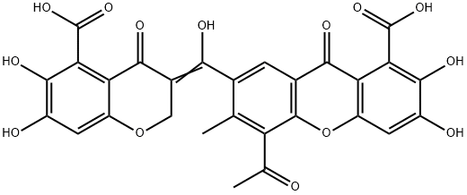 Xanthofulvin Struktur