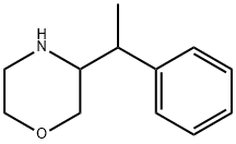 Morpholine, 3-(1-phenylethyl)- Struktur