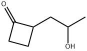 2-(2-hydroxypropyl)cyclobutanone Struktur