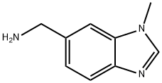 (1-methyl-1H-1,3-benzodiazol-6-yl)methanamine Struktur