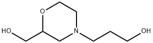 4-Morpholinepropanol,2-(hydroxymethyl)- Struktur