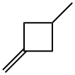 Cyclobutane, 1-methyl-3-methylene- Struktur