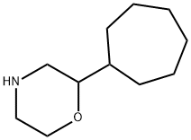 Morpholine, 2-cycloheptyl- Struktur