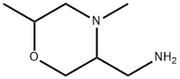 3-Morpholinemethanamine, 4,6-dimethyl- Struktur