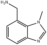 (1-methyl-1H-1,3-benzodiazol-7-yl)methanamine Struktur